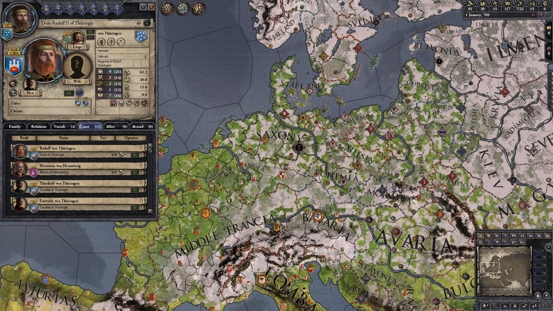 Crusader Kings II: Dynasty Shields Charlemagne screenshot
