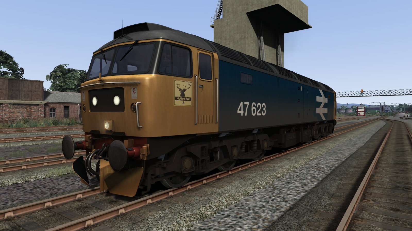 BR Blue Class 47 Large Logo Highland Rail Livery Add-On screenshot