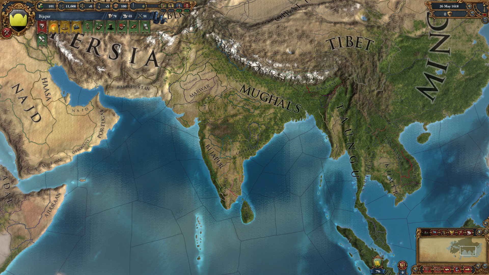 Europa Universalis IV: Indian Subcontinent Unit Pack screenshot