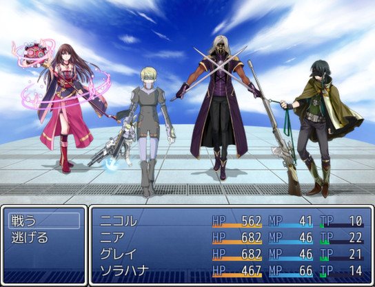 RPG Maker VX Ace - Frontier Works Futuristic Heroes and BGM screenshot