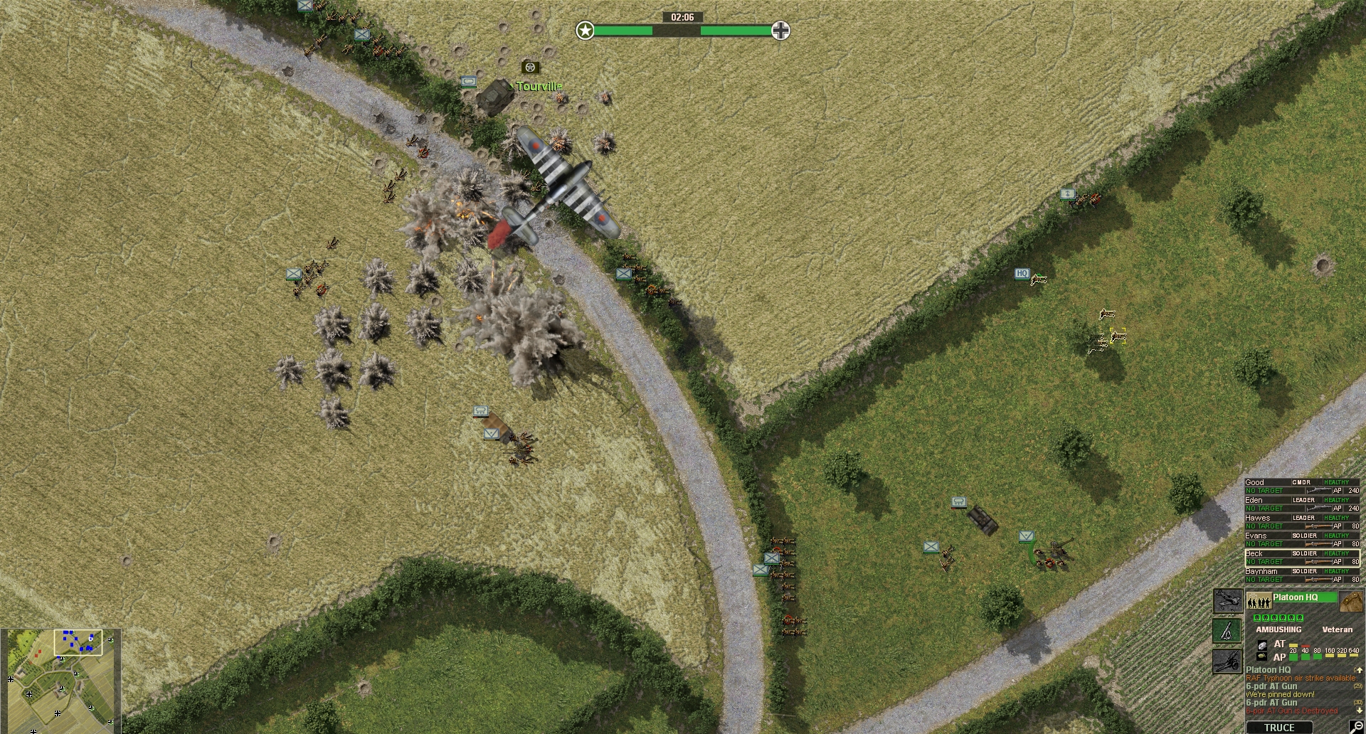 Close combat gateway to caen gameplay