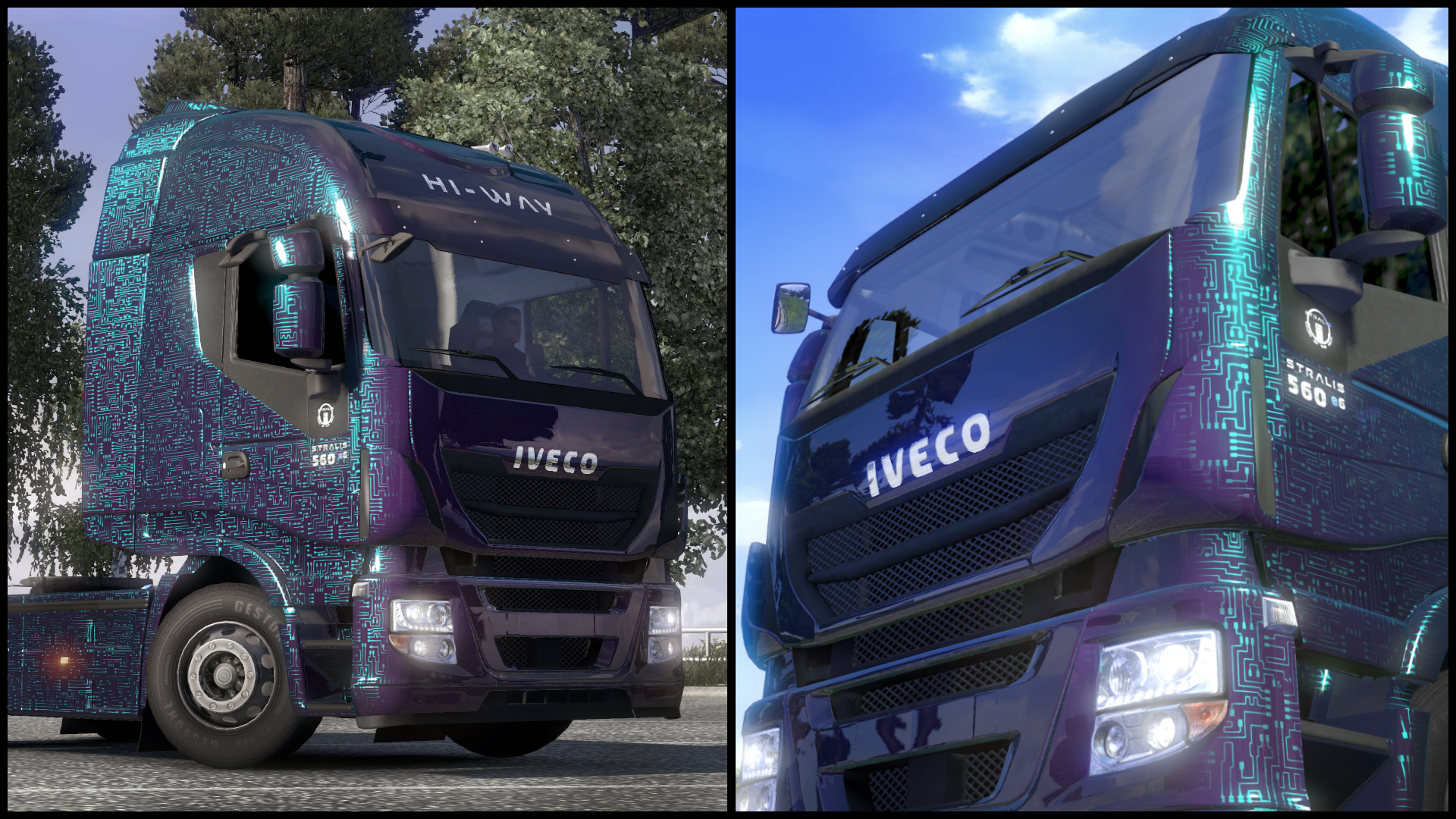 Euro Truck Simulator 2 - Metallic Paint Jobs Pack screenshot