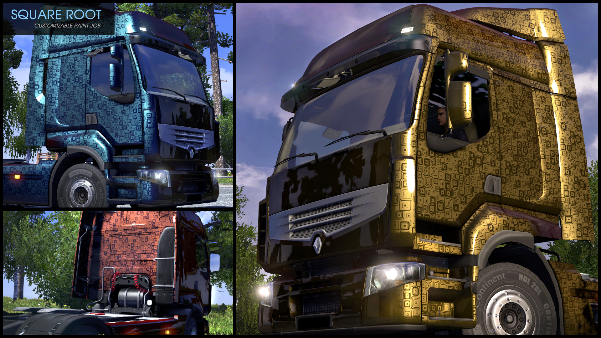 Euro Truck Simulator 2 - Flip Paint Designs screenshot