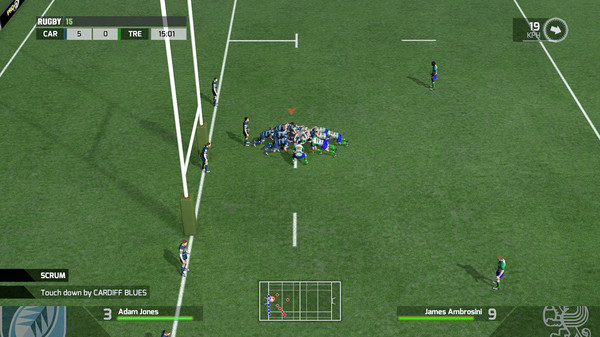скриншот Rugby 15 5