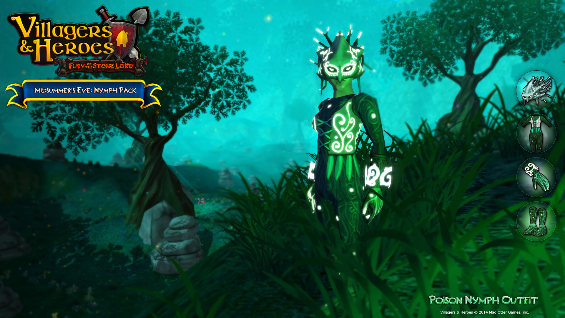 Villagers and Heroes: Midsummer's Eve Nymph Pack screenshot