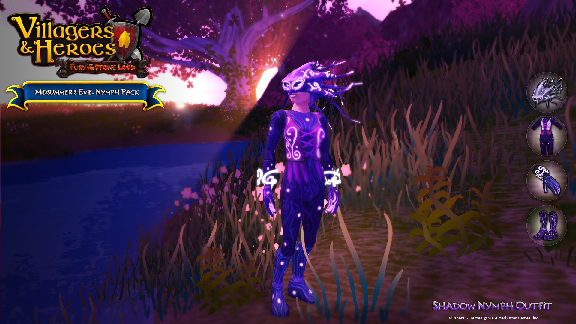Villagers and Heroes: Midsummer's Eve Nymph Pack screenshot