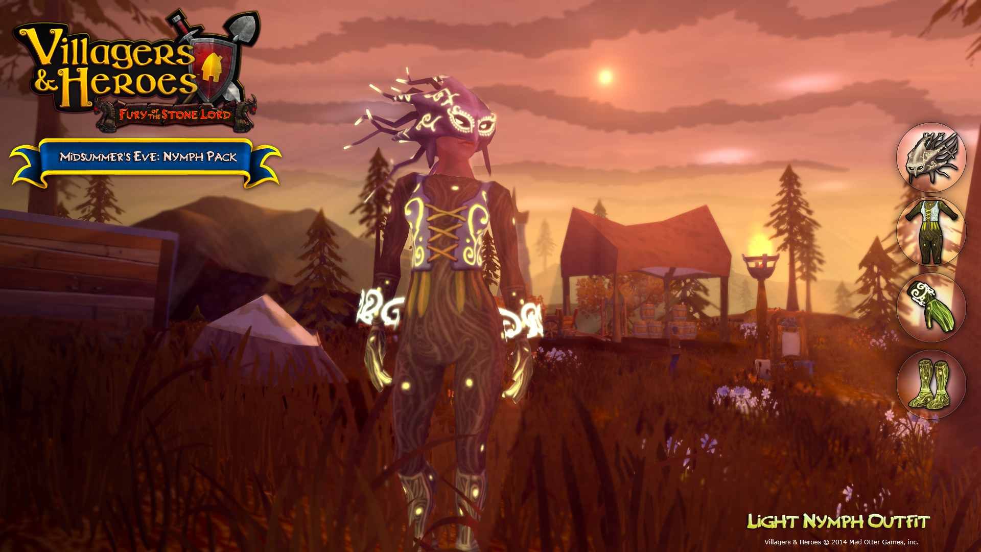 Villagers and Heroes: Midsummer's Eve Nymph Pack screenshot