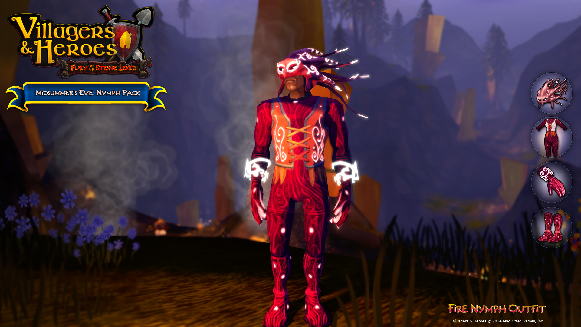 Villagers and Heroes: Midsummer's Eve Nymph Pack screenshot