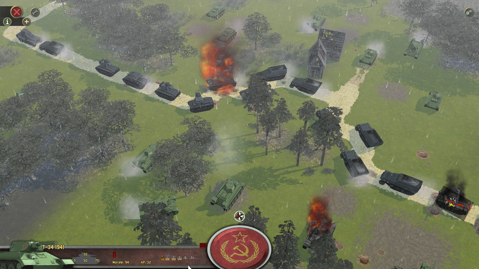 battle zone eastern front tank game
