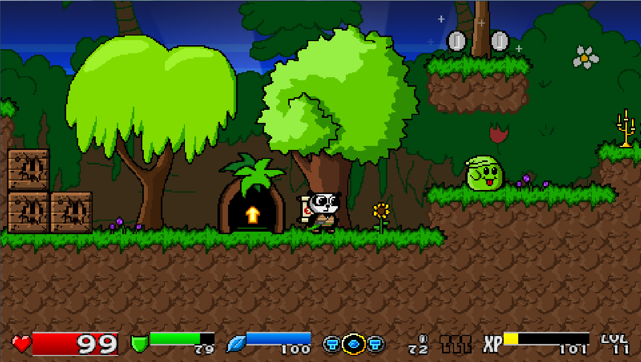 Super Panda Adventures screenshot