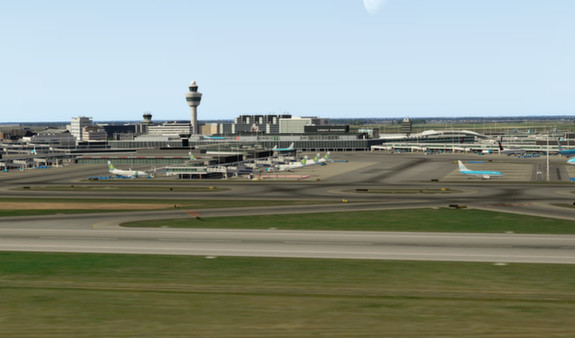 скриншот X-Plane 10 Global - 64 Bit - Airport Amsterdam 3
