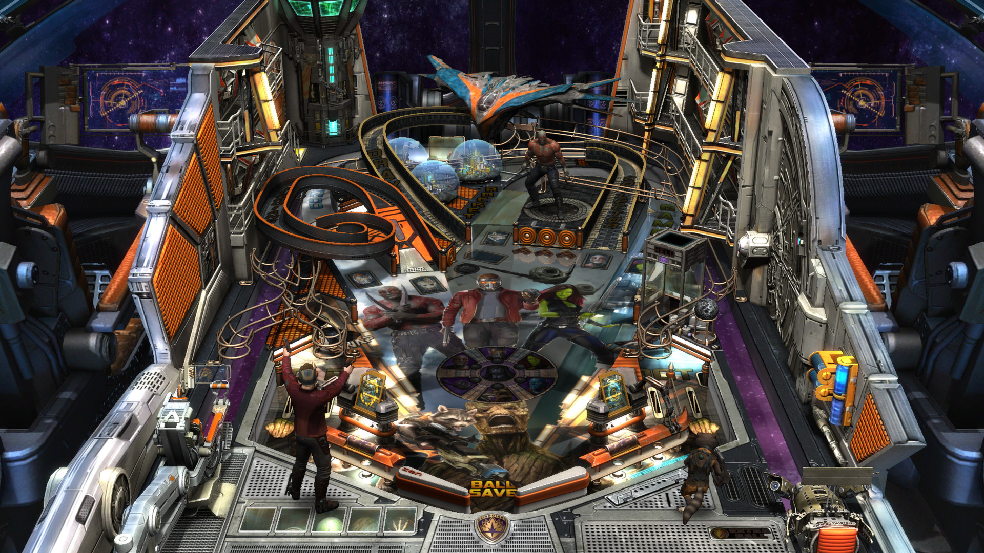 Pinball FX2 - Guardians of the Galaxy Table screenshot