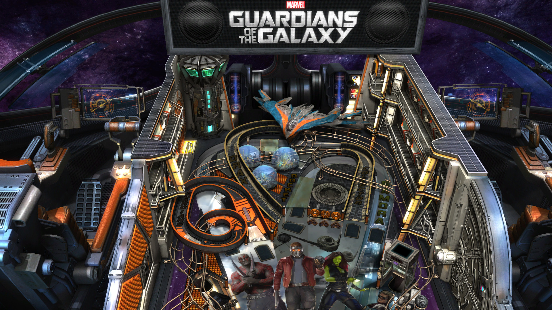 Pinball FX2 - Guardians of the Galaxy Table screenshot