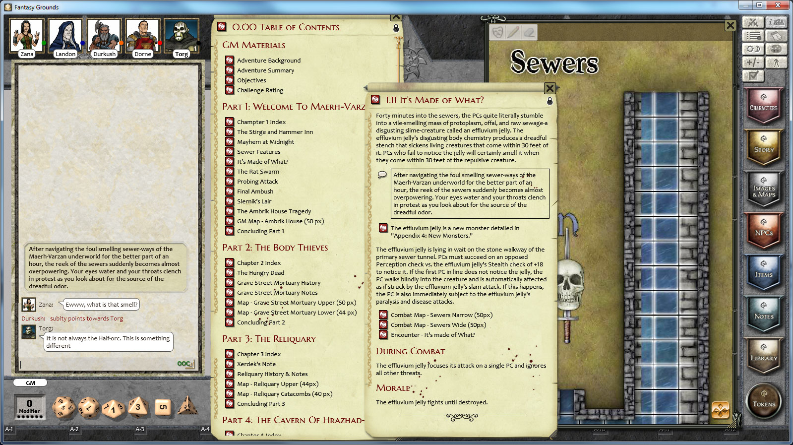 Fantasy Grounds - PFRPG The Reaping Stone screenshot