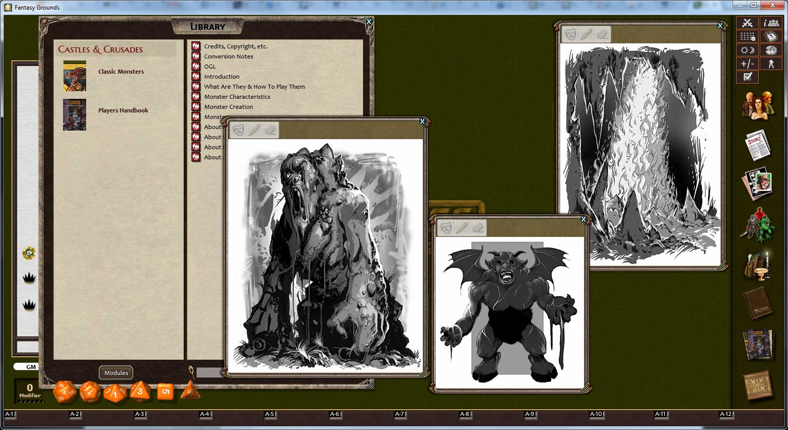 Fantasy Grounds - C&C: Classic Monsters screenshot