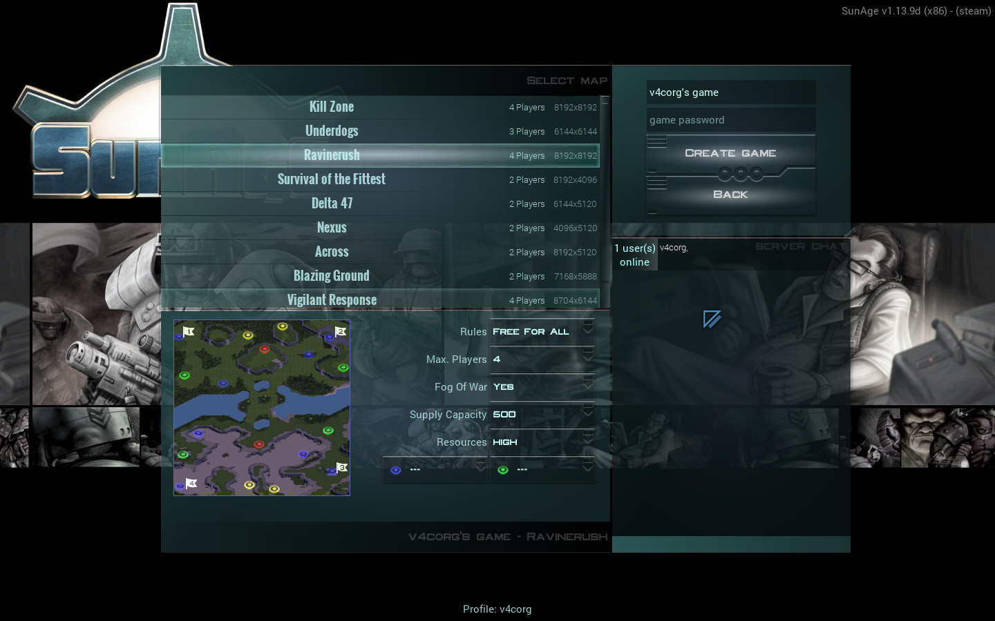 SunAge: Battle for Elysium screenshot