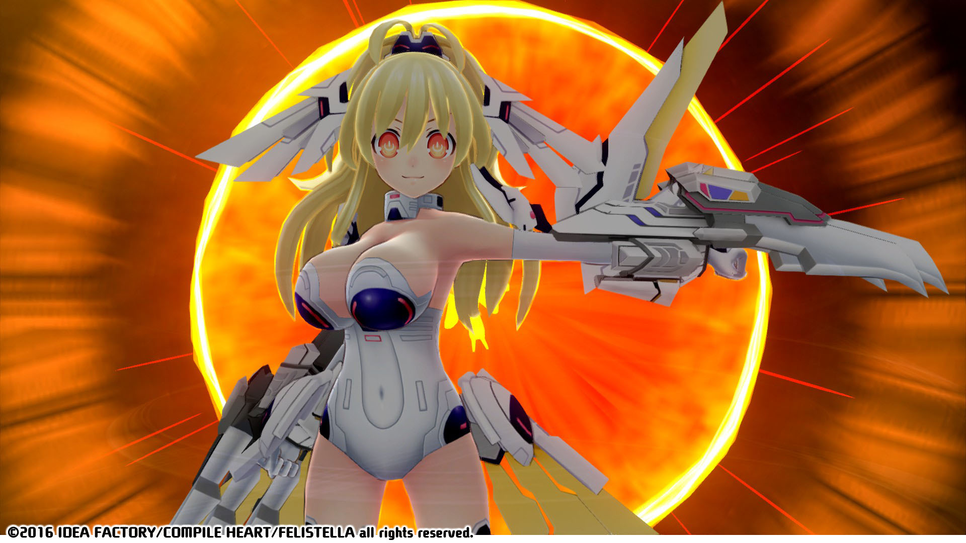 Hyperdimension Neptunia Re;Birth1 Peashy Battle Entry screenshot