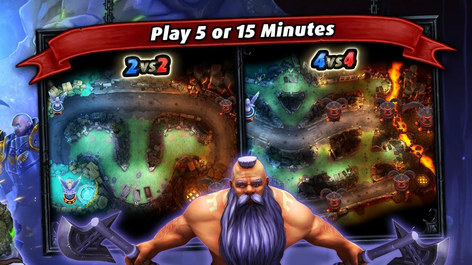 Heroes of SoulCraft - Arcade MOBA screenshot