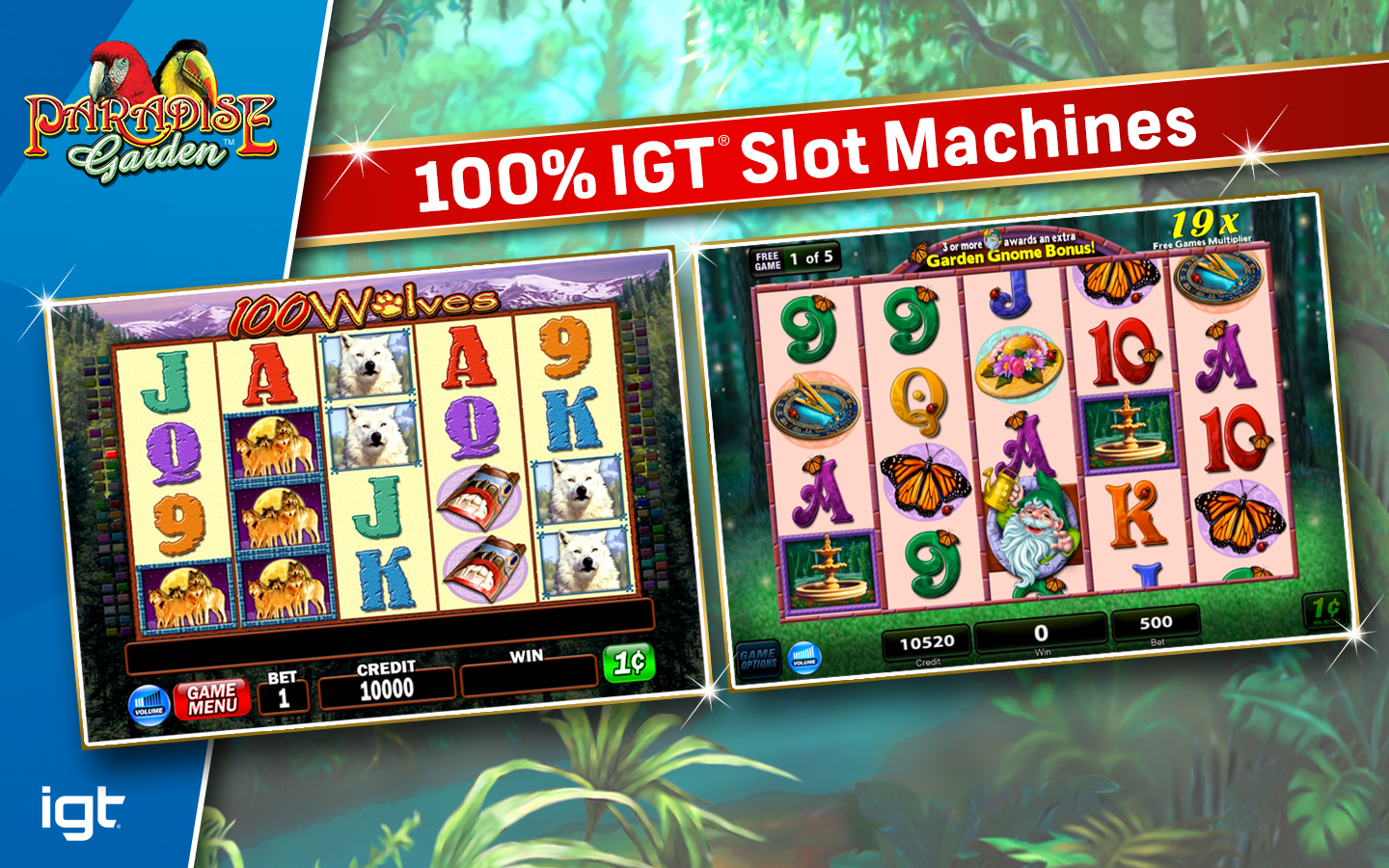 IGT Slots Paradise Garden screenshot