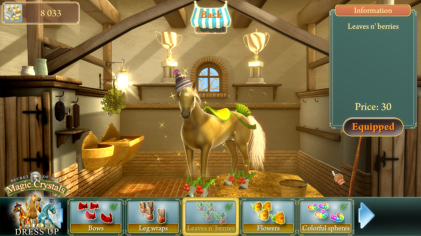 Secret of the Magic Crystals - Dress Up screenshot