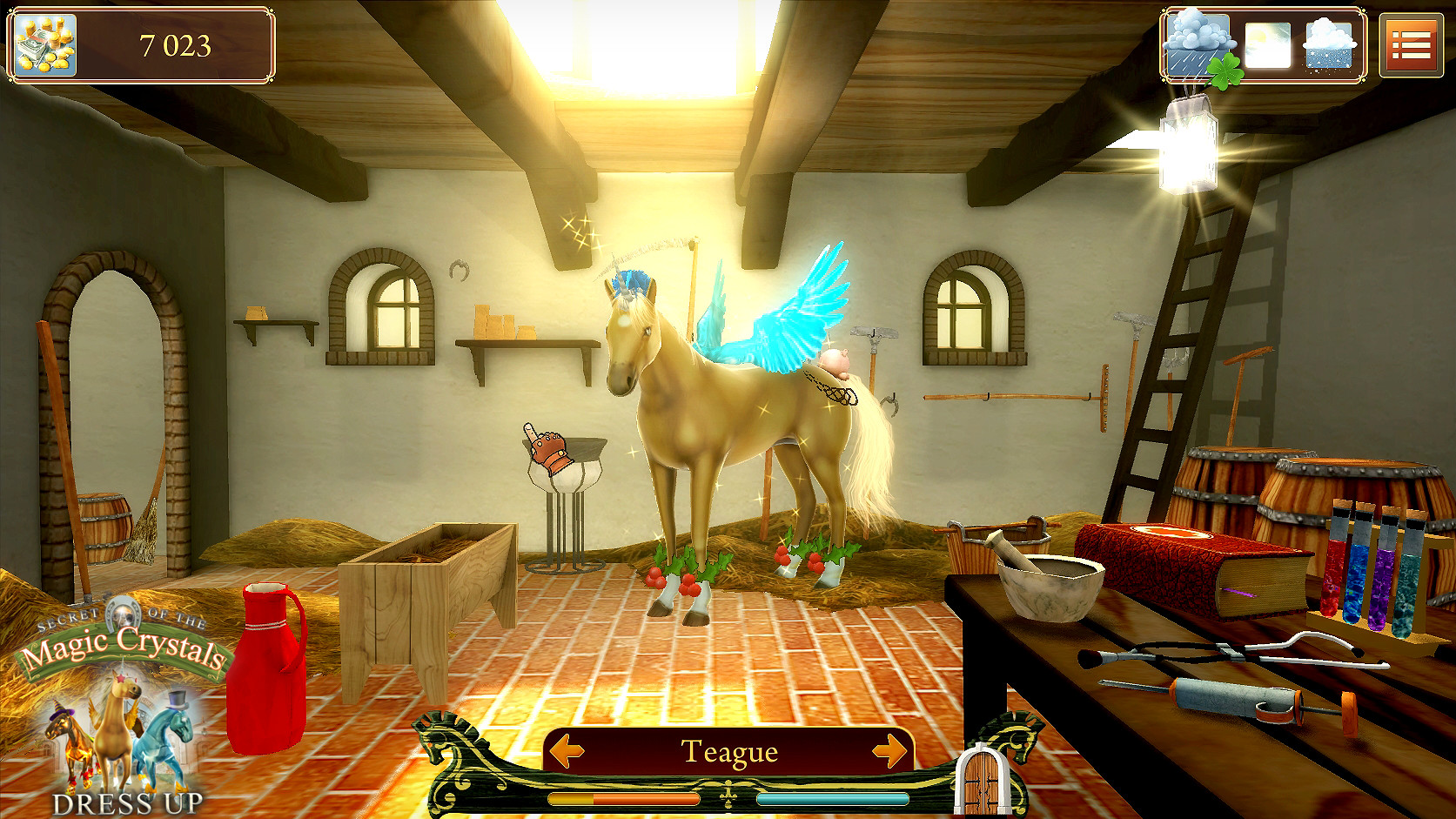 Secret of the Magic Crystals - Dress Up screenshot