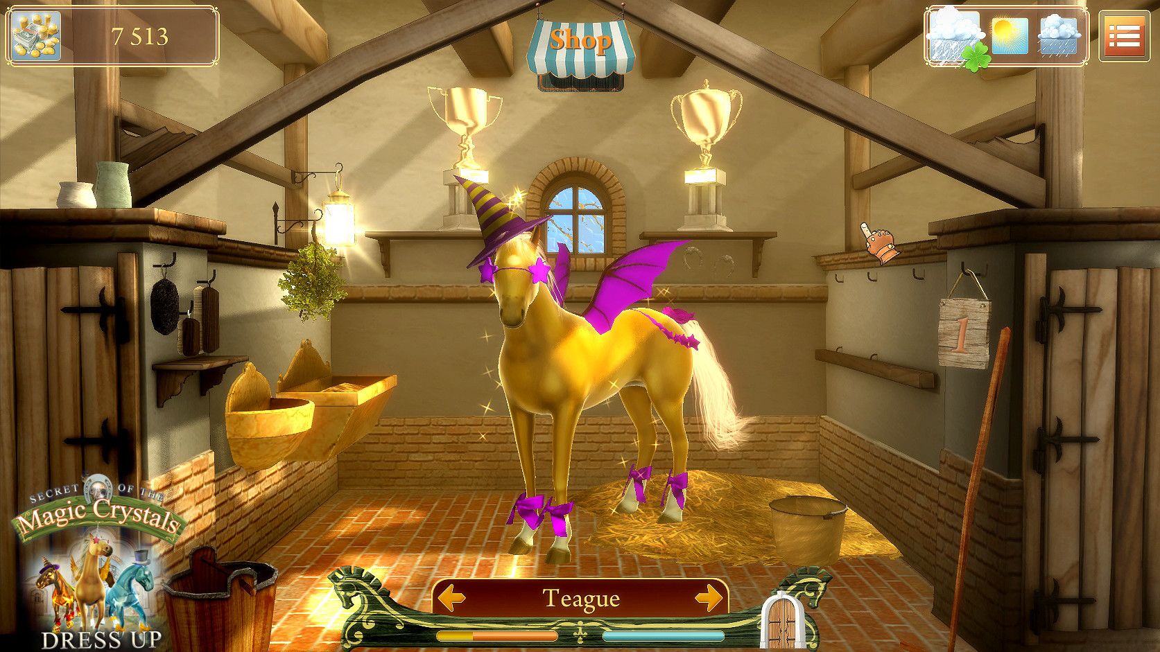 Secret of the Magic Crystals - Dress Up screenshot
