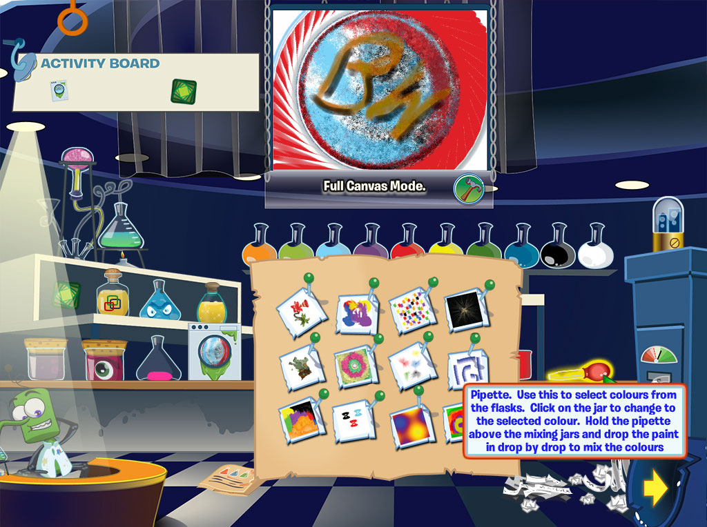 Bin Weevils Arty Arcade screenshot