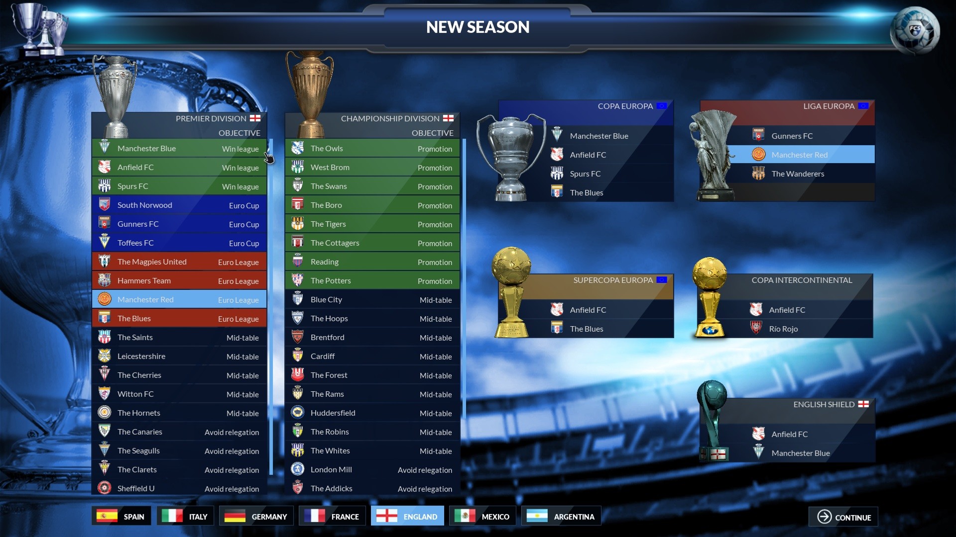 Football Club Simulator - FCS #21 screenshot