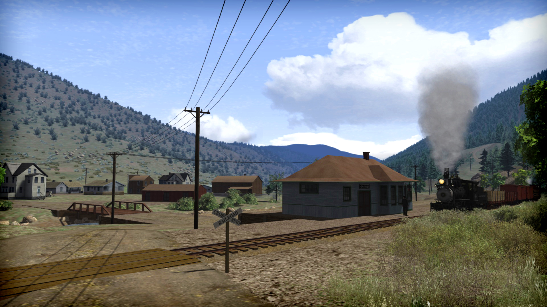 Train Simulator: Clear Creek Narrow Gauge Route Add-On screenshot