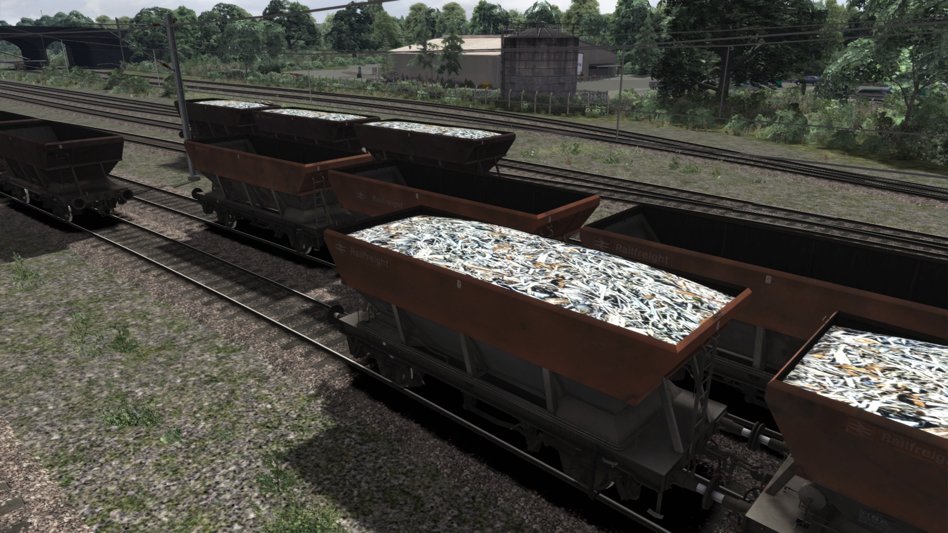 TS Marketplace: HSA Scrap Wagons screenshot
