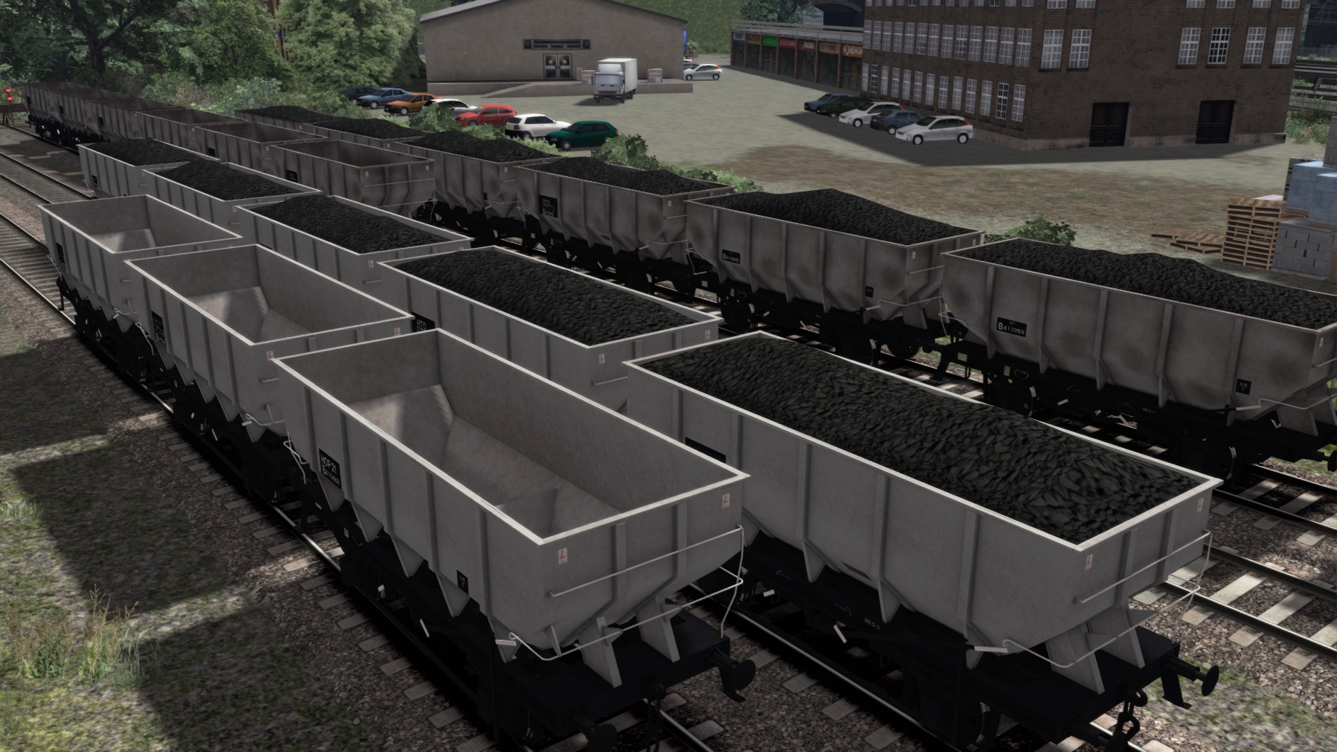 TS Marketplace: dia. 1/141 HTO 21t Coal Hopper Wagon Pack screenshot