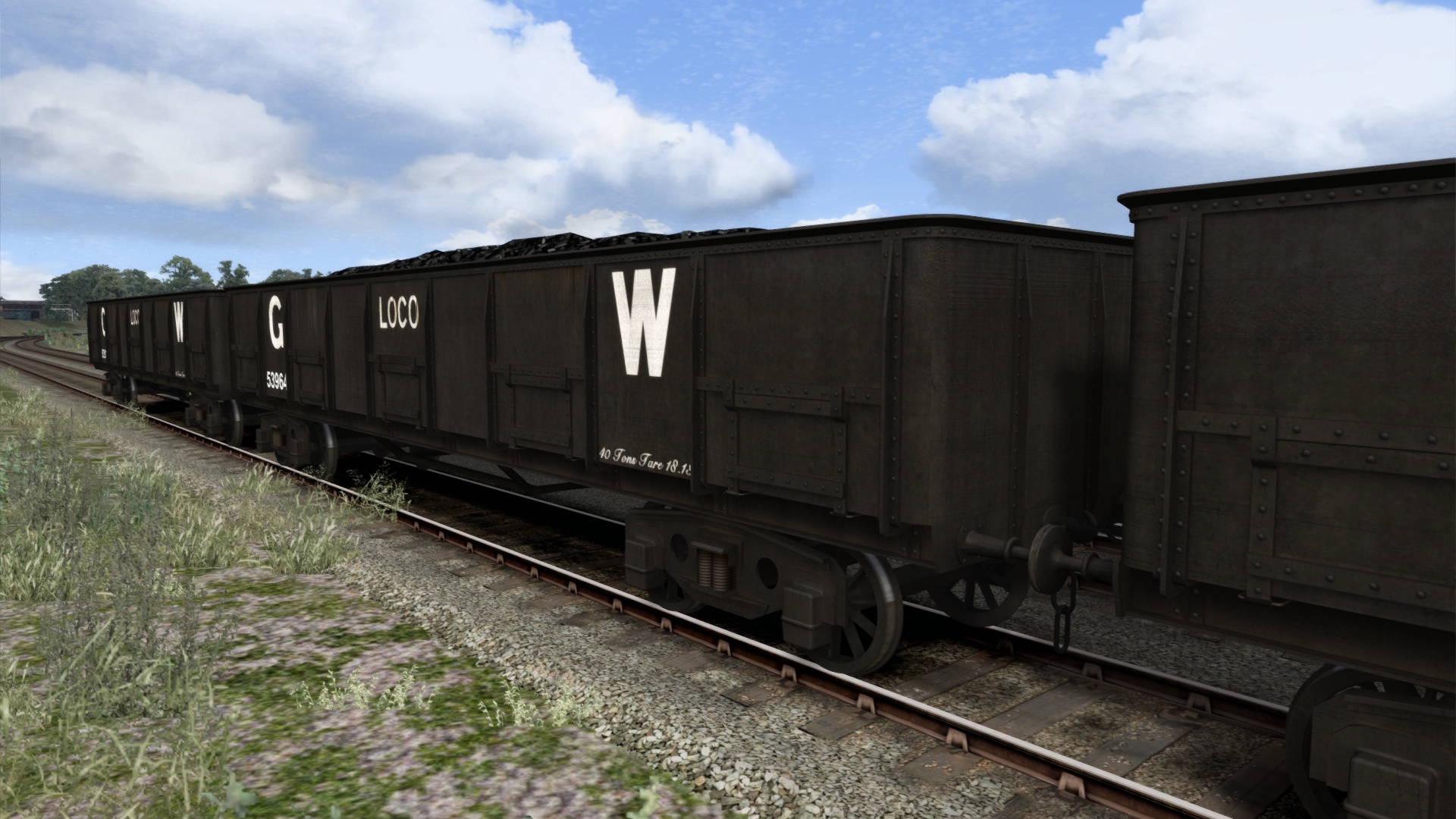 TS Marketplace: GWR 40t Coal Wagon Pack screenshot