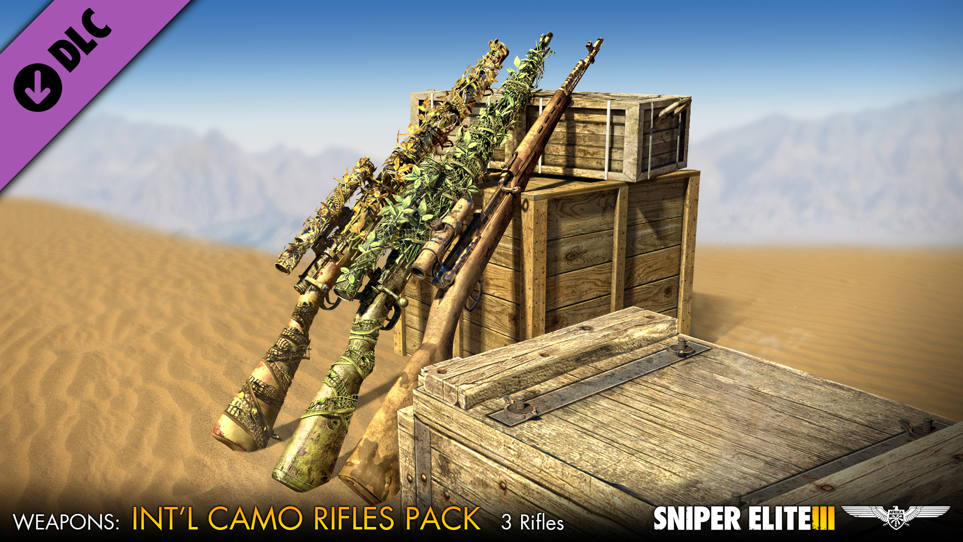 Sniper Elite 3 - International Camouflage Rifles Pack screenshot