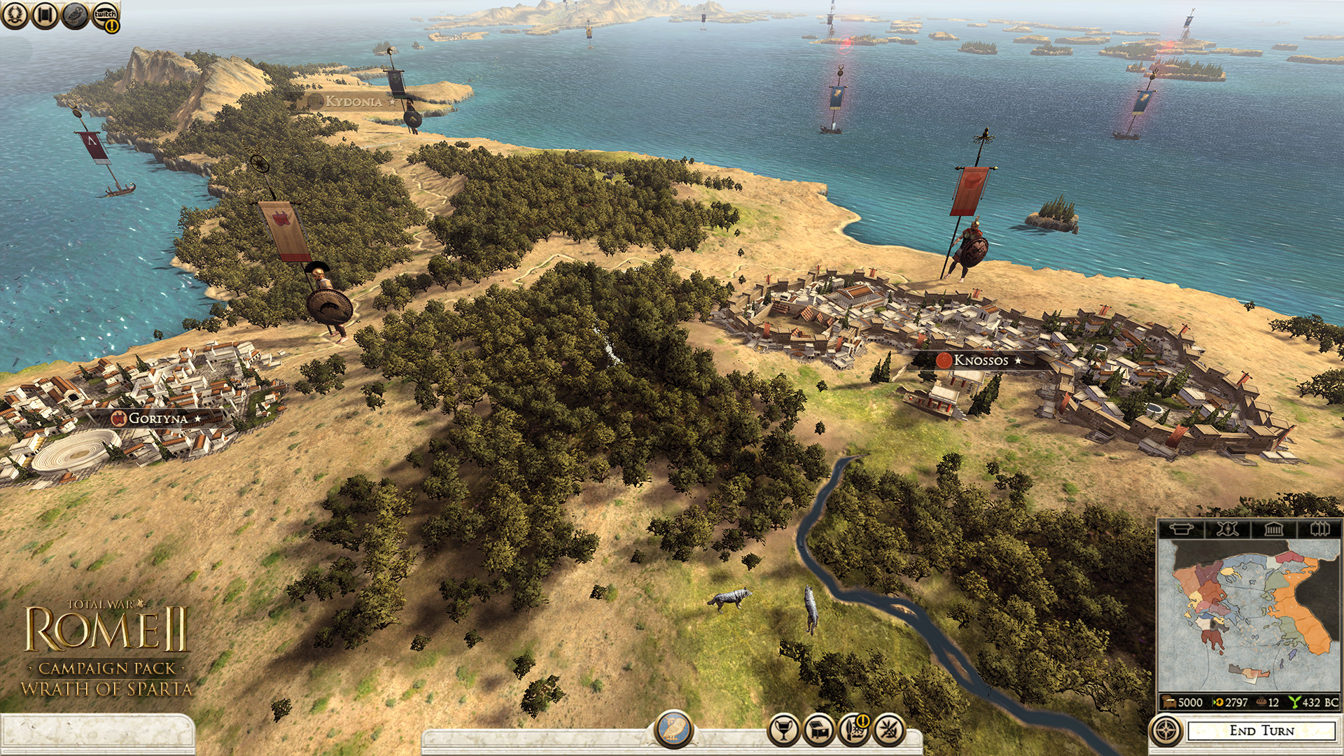 Total War: ROME II - Wrath of Sparta Campaign Pack screenshot