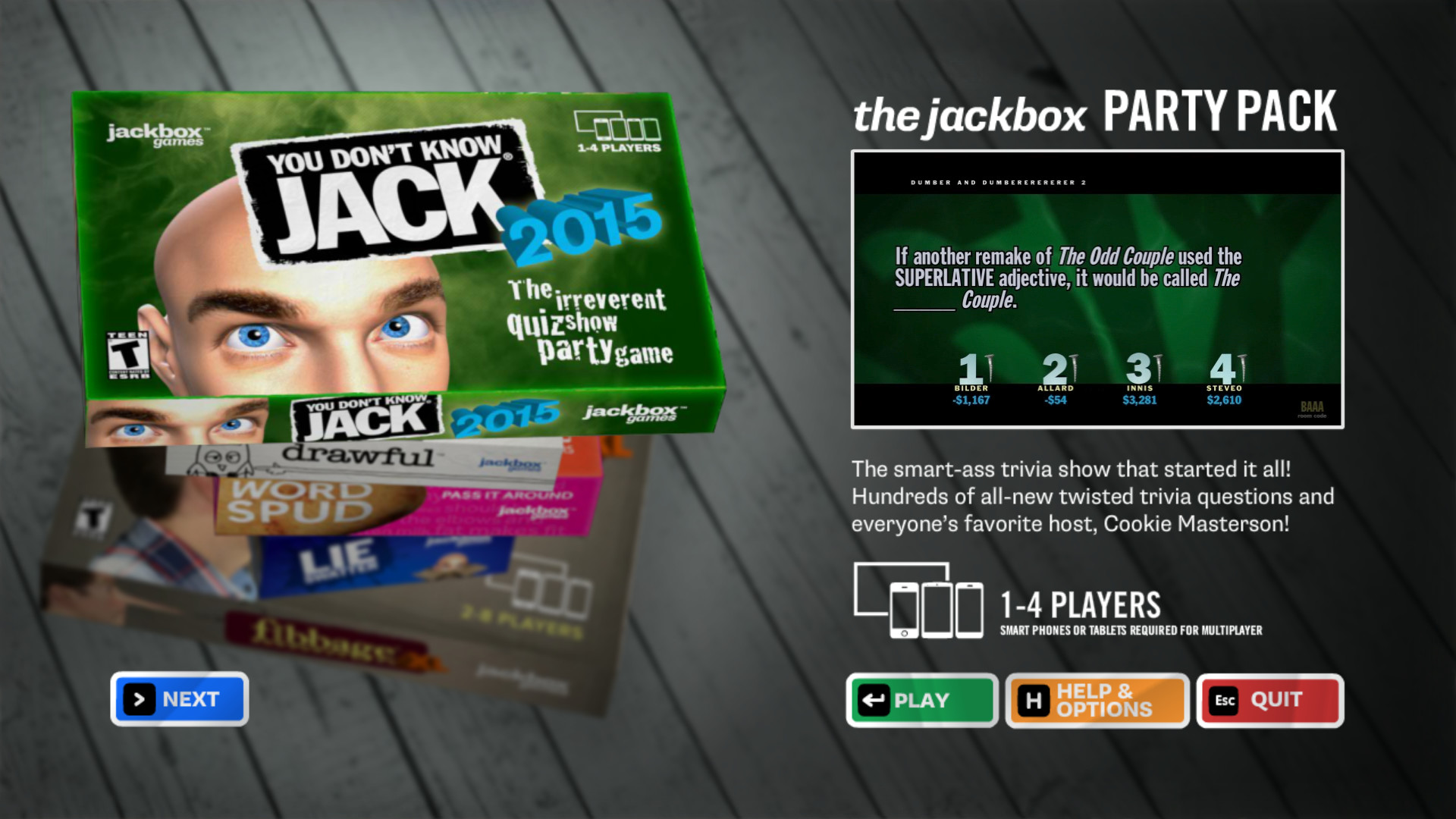 the jackbox party pack 5 video game