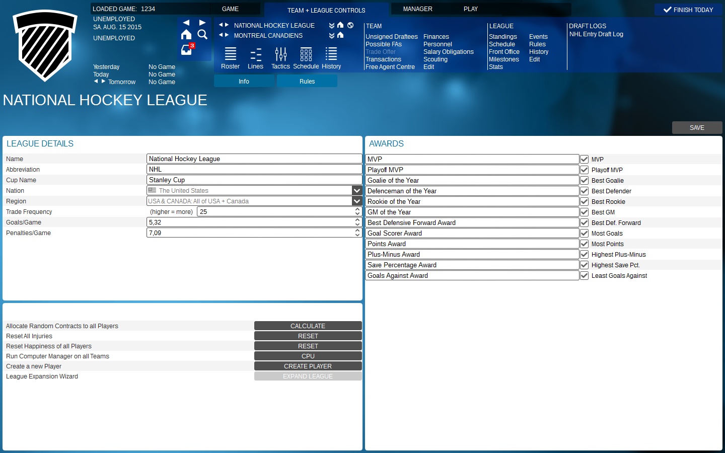 Franchise Hockey Manager 2 screenshot