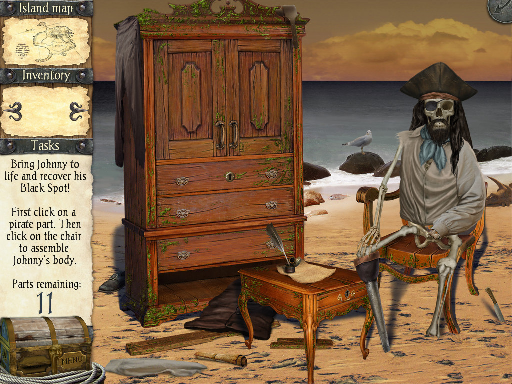 Robinson Crusoe and the Cursed Pirates screenshot