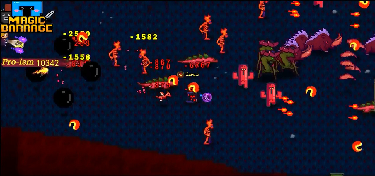 Magic Barrage - Bitferno screenshot