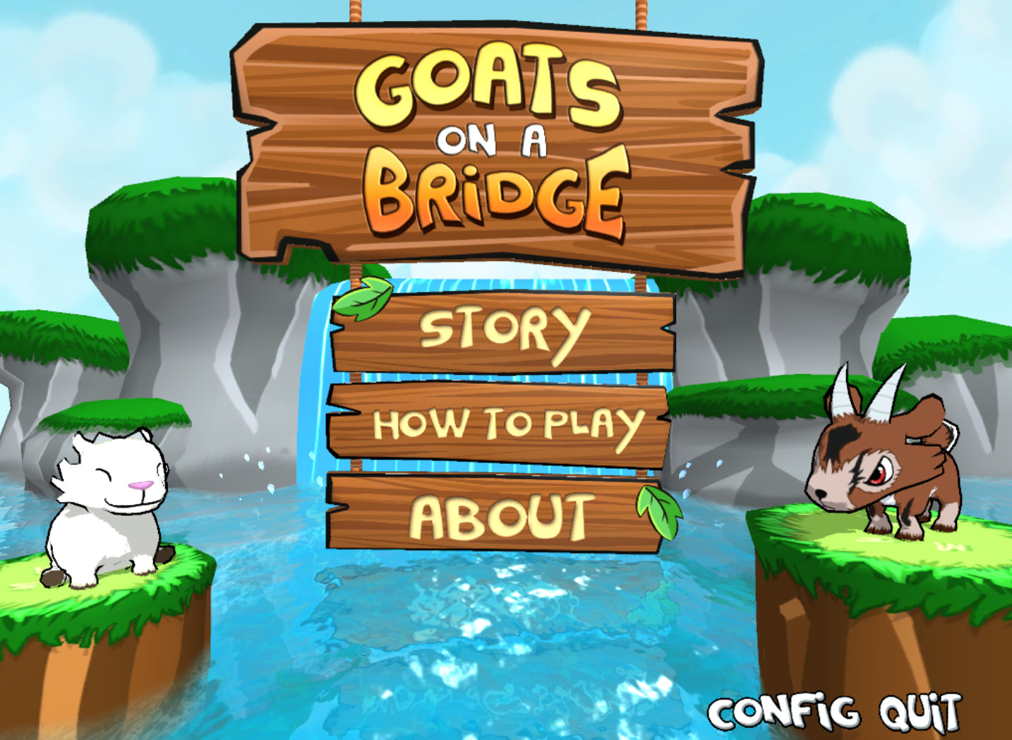 Goats on a Bridge screenshot