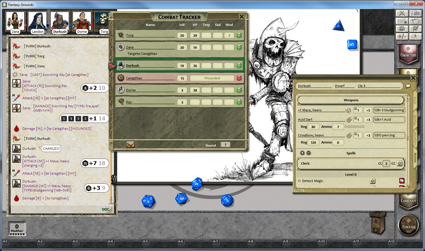 Fantasy Grounds - PFRPG The Tomb of Caragthax screenshot