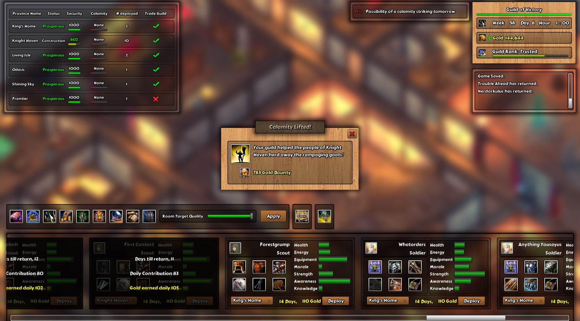 Guild Commander screenshot