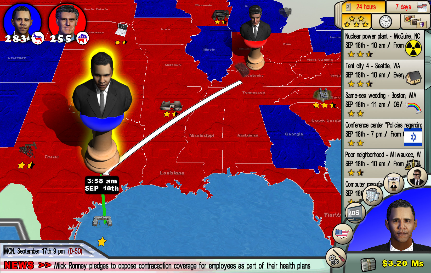 The Race for the White House screenshot