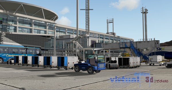 скриншот X-Plane 10 AddOn - Aerosoft - SCEL Santiago International Airport 0