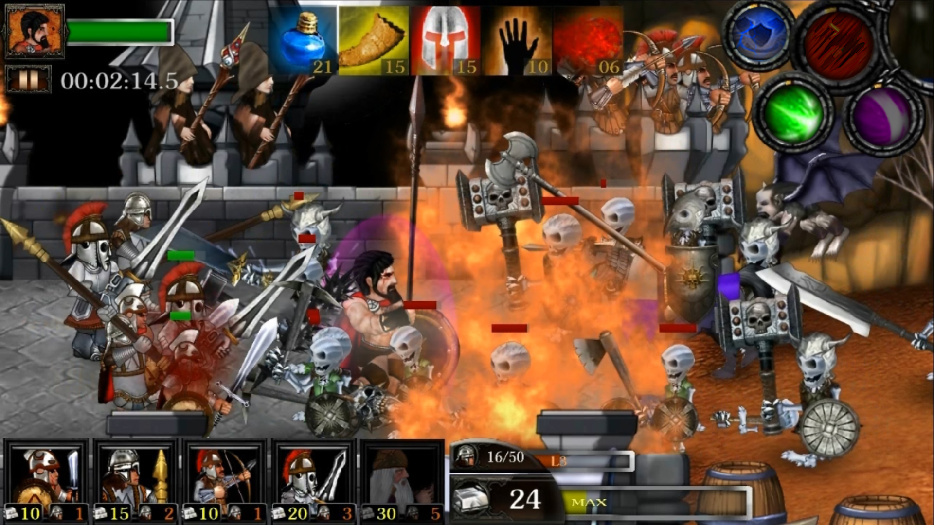 Spartans Vs Zombies Defense screenshot