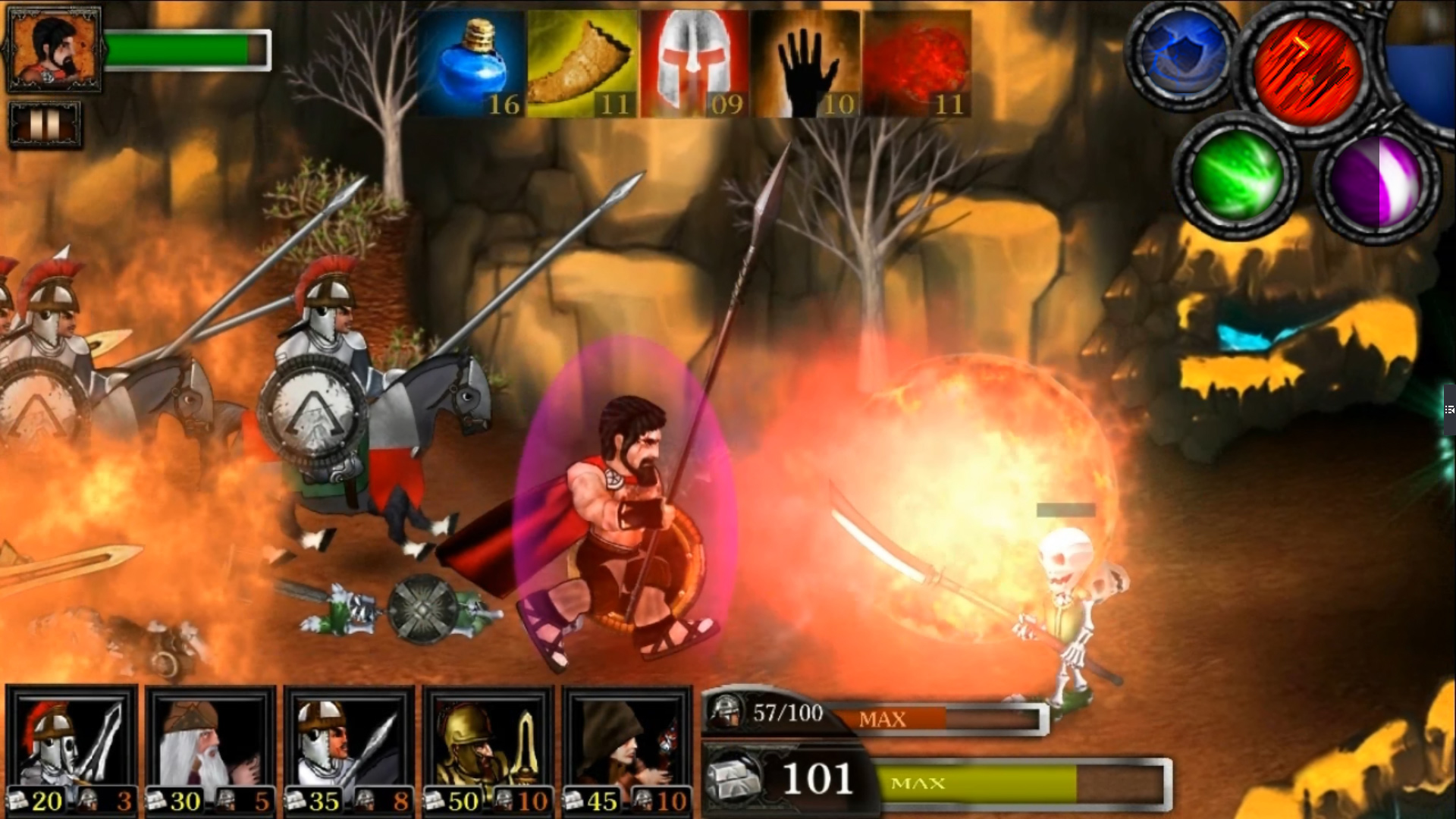 Spartans Vs Zombies Defense screenshot