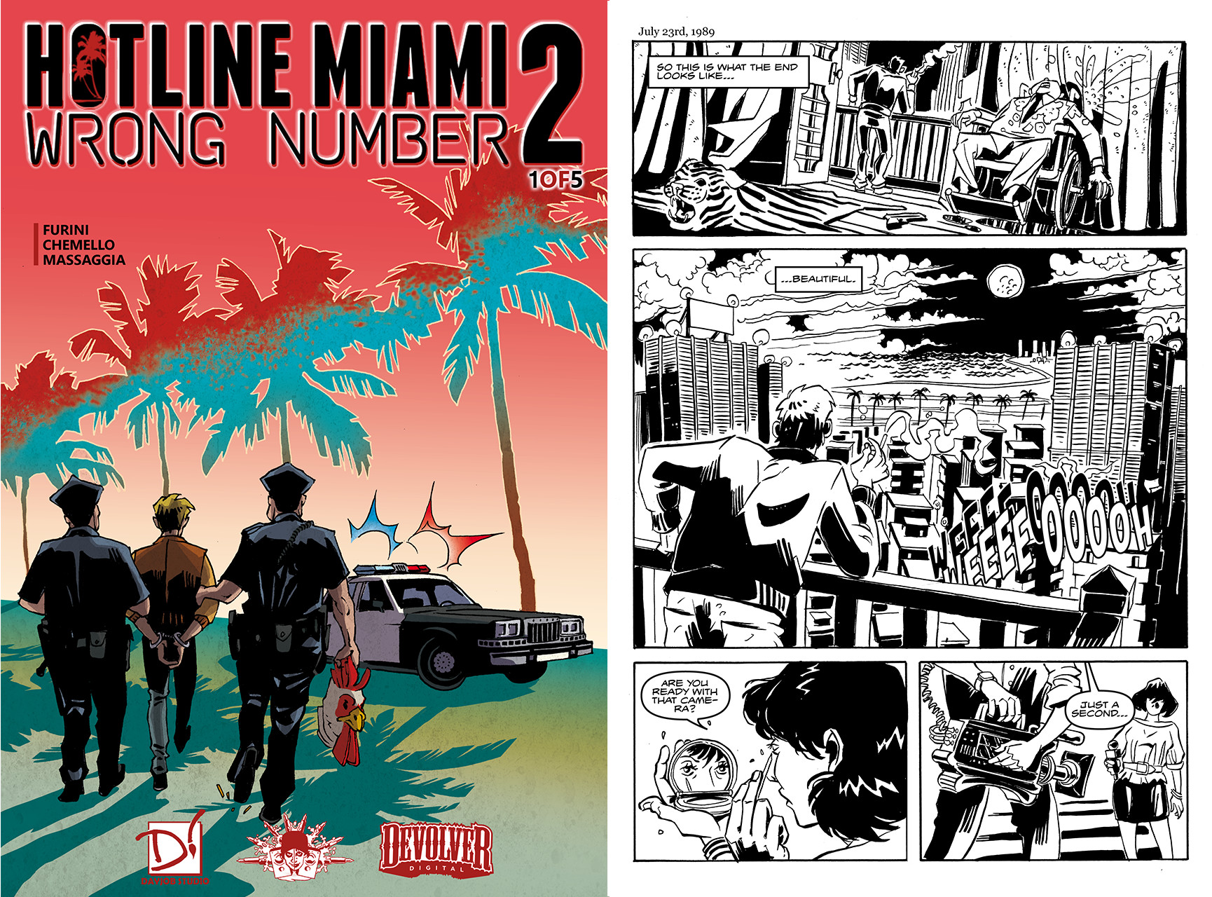 Hotline Miami 2: Wrong Number Digital Comic screenshot