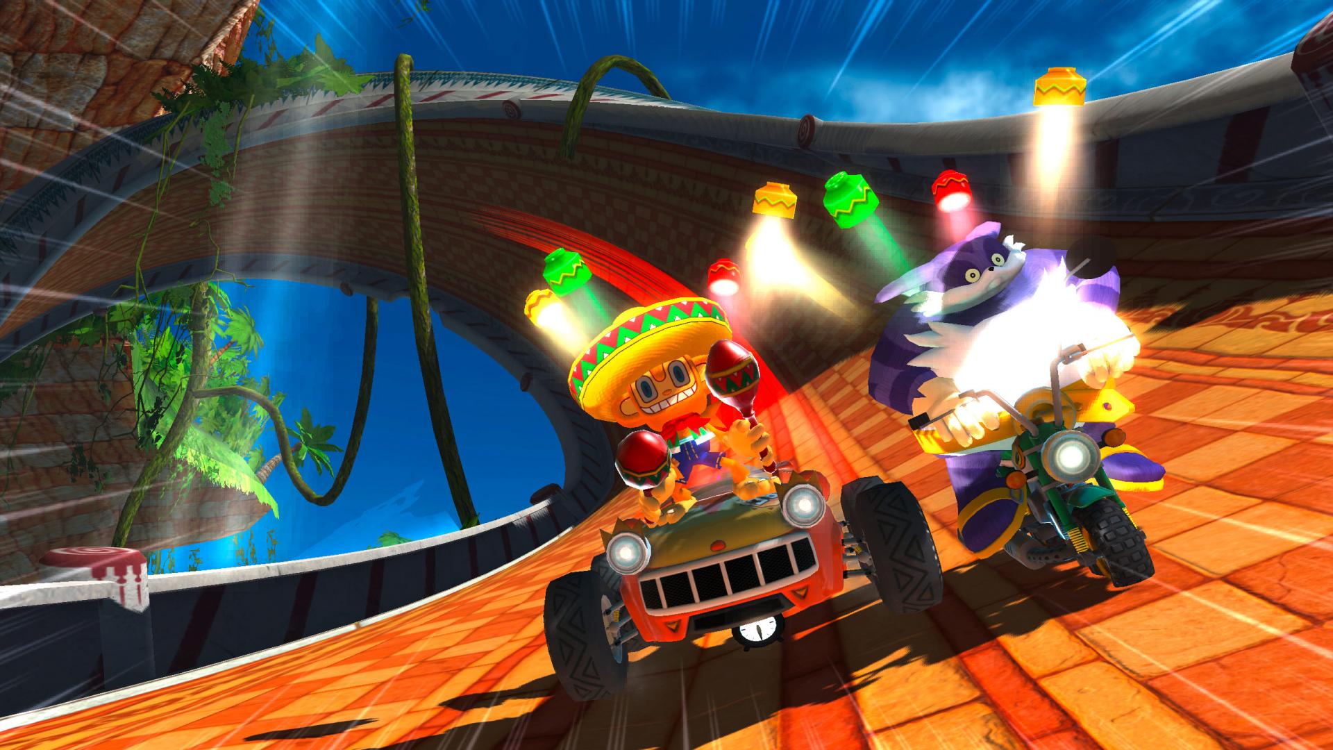 sonic sega all stars racing pc vs wii