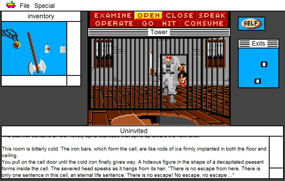 The Uninvited: MacVenture Series screenshot