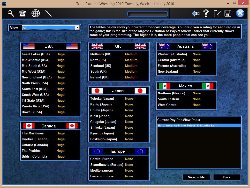 Total Extreme Wrestling 2010 screenshot