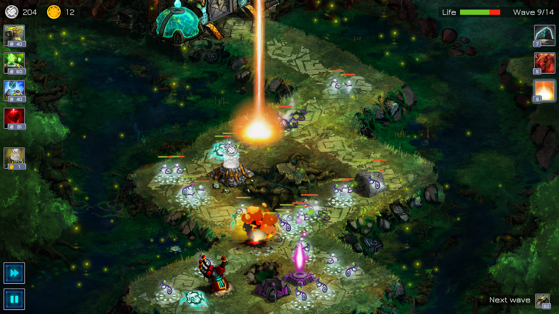 Ancient Planet Tower Defense screenshot